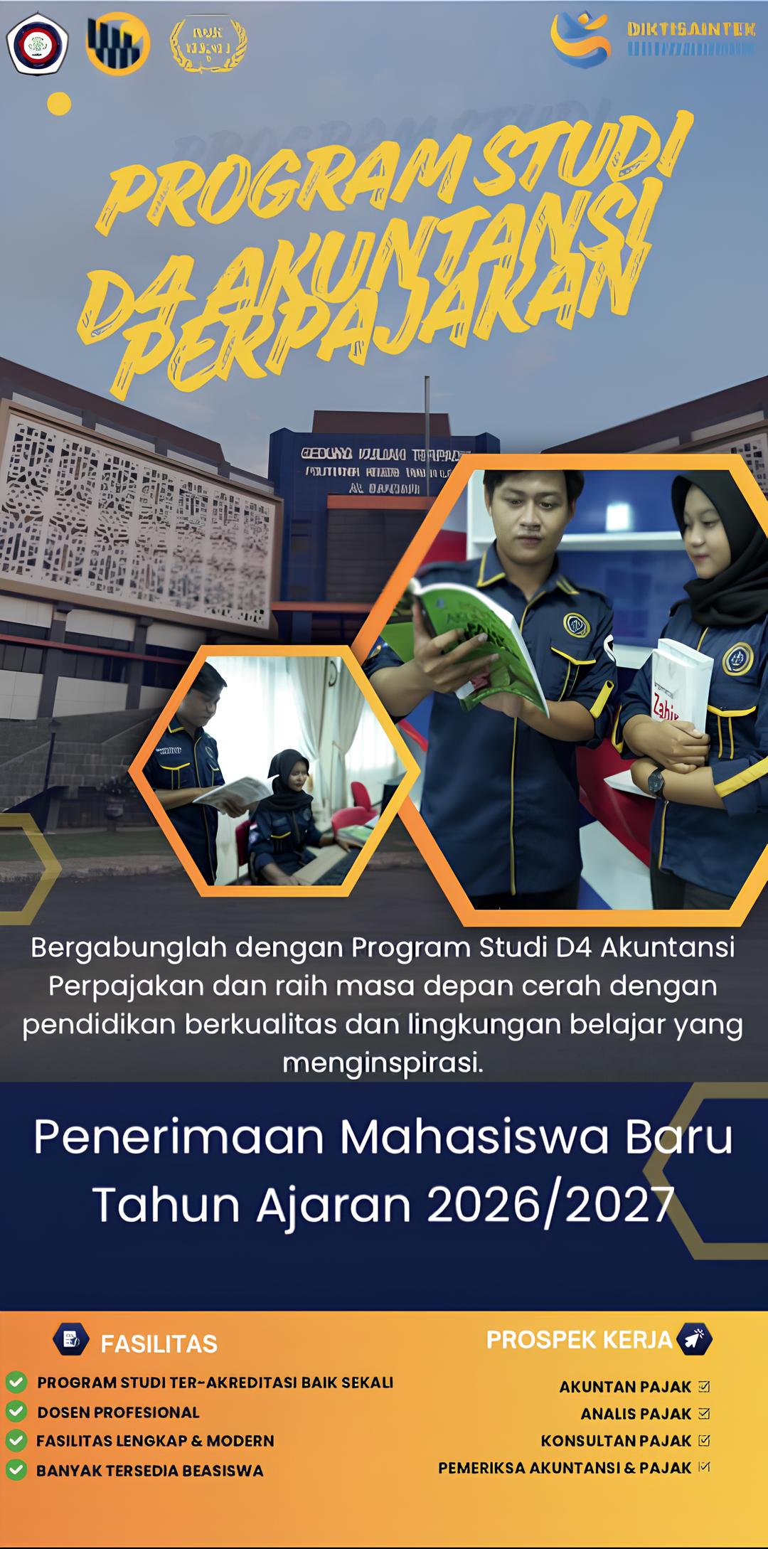 Politeknik Negeri Tanah Laut Buka Pendaftaran SNPMB 2026/2027, Program D4 Akuntansi Perpajakan Tersedia!